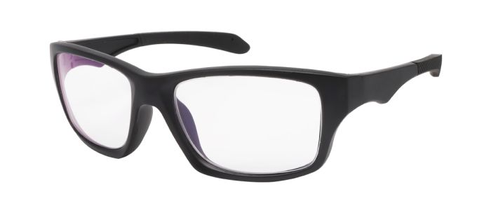 SS160 Black Prescription Safety Glasses from Rx Safety Glasses Canada