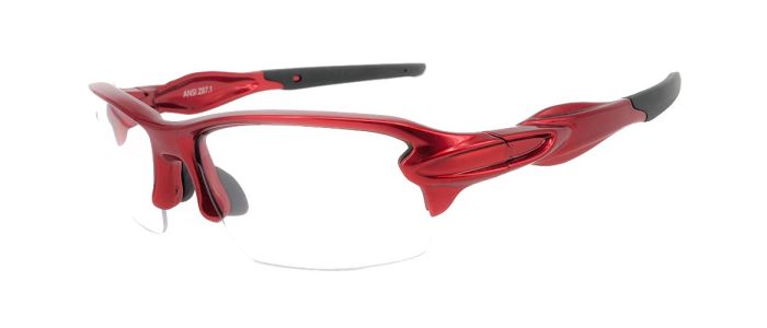 SS713 Ferrari Red Prescription Safety Glasses from Rx Safety Glasses Canada