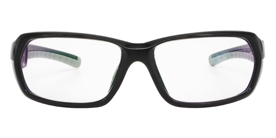 SS205 Black Prescription Safety Glasses